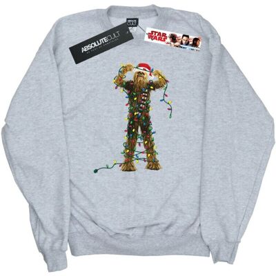 Star Wars Chewbacca Kerstverlichting Sweatshirt - Sweatshirt Star Wars Chewbacca Kerstverlichting Sweatshirt - Sweatshirt