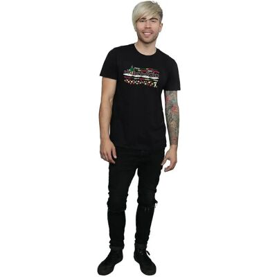 Elf Herren Candy Cane Forest T-Shirt - Schwarz XX-Large Elf Herren Candy Cane Forest T-Shirt - Schwarz XX-Large