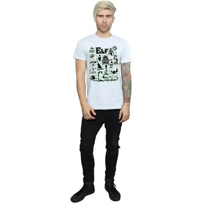 Elf Lizenziertes Schwarzes Herrens T-Shirt - Produktart Elf Lizenziertes Schwarzes Herrens T-Shirt - Produktart