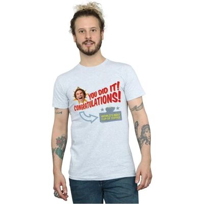 Elf - World’s Best Coffee - Sport Grey - XX-Large - T-Shirt Elf - World’s Best Coffee - Sport Grey - XX-Large - T-Shirt