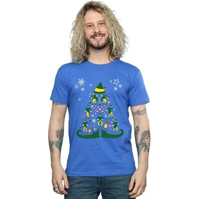 Elf XX-Large Royal Blue Christmas Tree T-Shirt Elf XX-Large Royal Blue Christmas Tree T-Shirt