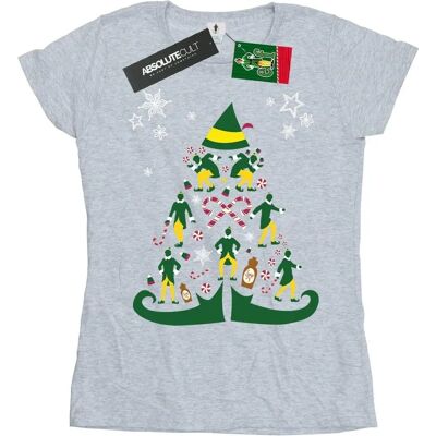 Koszulka świąteczna Elf dla kobiet - Szary XX-Large Koszulka świąteczna Elf dla kobiet - Szary XX-Large