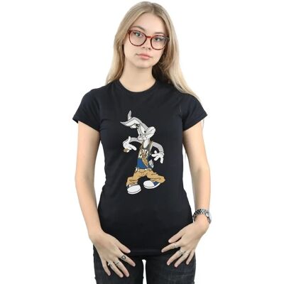Looney Tunes Damen Bugs Bunny Rapper T-Shirt - Schwarz - T-Shirt Looney Tunes Damen Bugs Bunny Rapper T-Shirt - Schwarz - T-Shirt