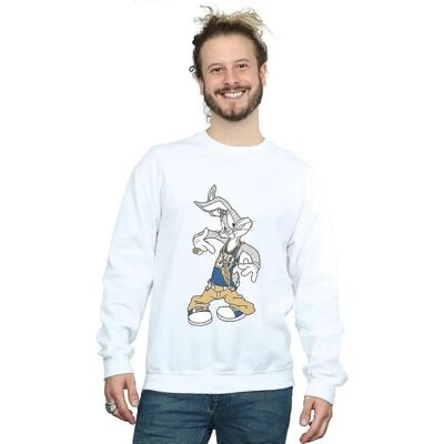 Looney Tunes Bugs Bunny White Sweatshirt - Men's XXX-Large Looney Tunes Bugs Bunny White Sweatshirt - Men's XXX-Large