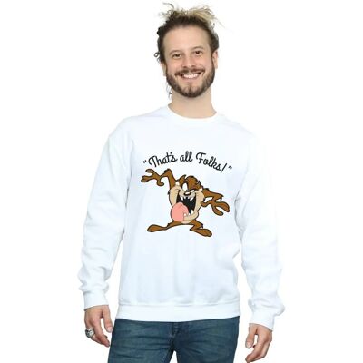 Looney Tunes Men's Taz That's All Folks Sweatshirt - Sweatshirt Looney Tunes Men's Taz That's All Folks Sweatshirt - Sweatshirt