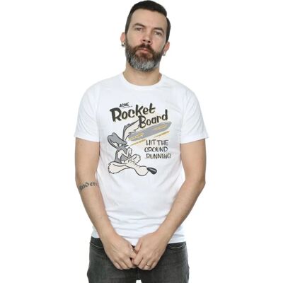 Looney Tunes Wile E Coyote Rocket Board T-Shirt - T-Shirt Looney Tunes Wile E Coyote Rocket Board T-Shirt - T-Shirt