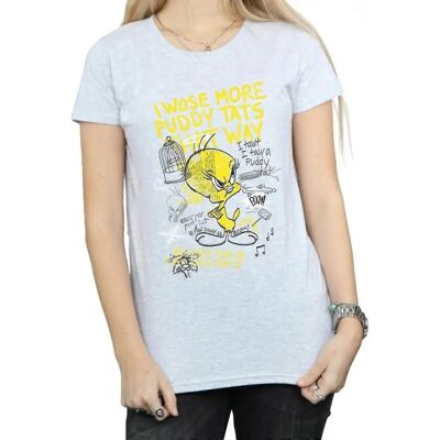 Looney Tunes XX-Large Puddy Tats Grey T-Shirt Looney Tunes XX-Large Puddy Tats Grey T-Shirt