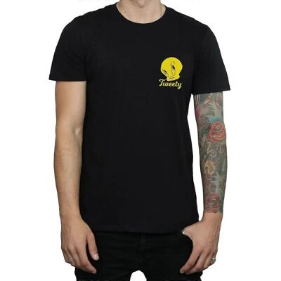 Looney Tunes Marke Tweety Pie Head T-Shirt Schwarz Looney Tunes Marke Tweety Pie Head T-Shirt Schwarz