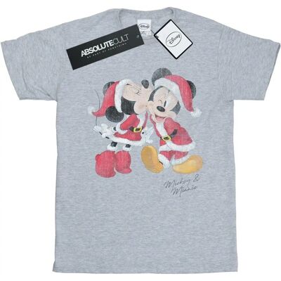 Disney Mickey Minnie Kerstkus Cotton T-shirt - T-shirt Disney Mickey Minnie Kerstkus Cotton T-shirt - T-shirt
