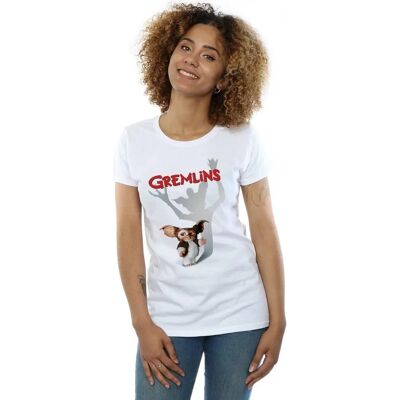 Gremlins Gizmo Shadow White T-Shirt - Womens/Ladies XXL Gremlins Gizmo Shadow White T-Shirt - Womens/Ladies XXL