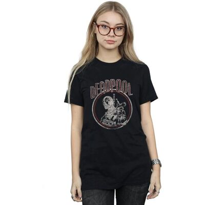 Marvel Deadpool Vintage Boyfriend Fit T-Shirt - T-Shirt Marvel Deadpool Vintage Boyfriend Fit T-Shirt - T-Shirt