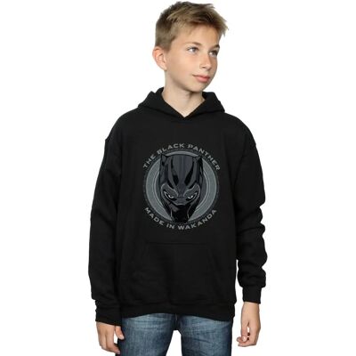 Marvel Jungen Black Panther Hoodie - Kinder Heavy Cotton Made in Wakanda Marvel Jungen Black Panther Hoodie - Kinder Heavy Cotton Made in Wakanda
