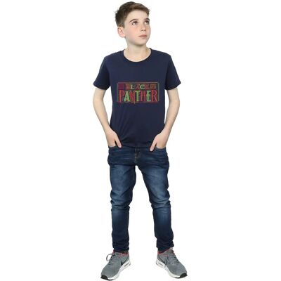 Maglietta Marvel Black Panther Tribale Logo Bambini - T-Shirt Maglietta Marvel Black Panther Tribale Logo Bambini - T-Shirt