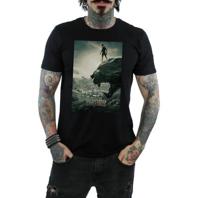 Marvel Black Panther Poster T-Shirt - T-Shirt Marvel Black Panther Poster T-Shirt - T-Shirt