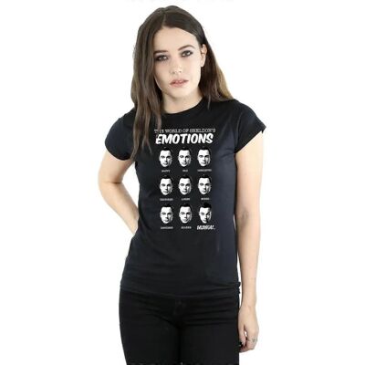 Absolute Cult Sheldon Emotions Black T-Shirt Absolute Cult Sheldon Emotions Black T-Shirt