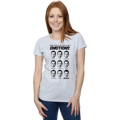 Absolute Cult The Big Bang Theory Sheldon Emotions Damen Sportgrau XX-Large - T-Shirt Absolute Cult The Big Bang Theory Sheldon Emotions Damen Sportgrau XX-Large - T-Shirt