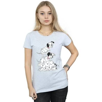 Disney Dames 101 Dalmatians Stoel Katoenen T-Shirt - Sport Grijs - Extra Large Disney Dames 101 Dalmatians Stoel Katoenen T-Shirt - Sport Grijs - Extra Large