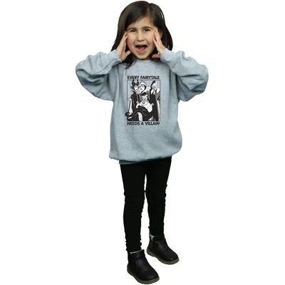 Disney Meisjes Slechterik Sweatshirt - Sweatshirt Disney Meisjes Slechterik Sweatshirt - Sweatshirt