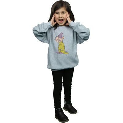 Felpa Disney Dopey - Cotone pesante per giovani - Bianco Felpa Disney Dopey - Cotone pesante per giovani - Bianco