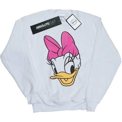 Disney Daisy Duck Hoofd Geschilderde Sweatshirt - Sweatshirt Disney Daisy Duck Hoofd Geschilderde Sweatshirt - Sweatshirt