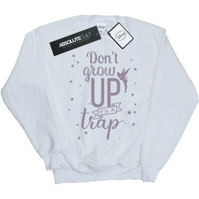 Absolute Cult Tinker Bell Weiß Sweatshirt - Nicht Erwachsen Werden Absolute Cult Tinker Bell Weiß Sweatshirt - Nicht Erwachsen Werden
