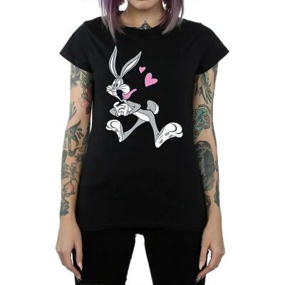 Absolute Cult Bugs Bunny Amore T-Shirt Nero Piccolo - T-Shirt Absolute Cult Bugs Bunny Amore T-Shirt Nero Piccolo - T-Shirt