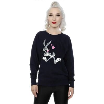 Absolute Cult Looney Tunes Bugs Bunny In Love Sweatshirt - Sweatshirt Absolute Cult Looney Tunes Bugs Bunny In Love Sweatshirt - Sweatshirt