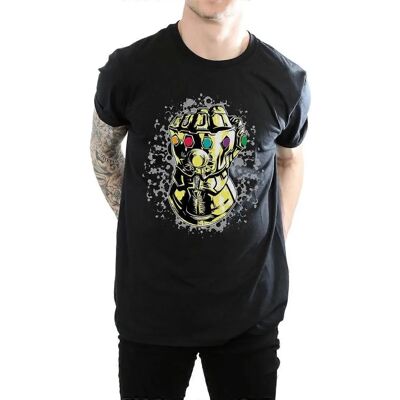 Marvel Thanos Faust Schwarzes T-Shirt - Avengers Marvel Thanos Faust Schwarzes T-Shirt - Avengers