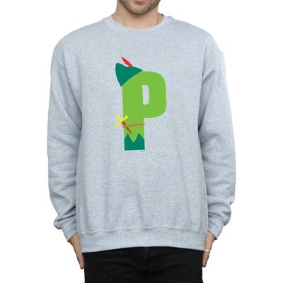 Absolute Cult Disney Herren Alphabet P Sweatshirt - Weiß - Sweatshirt Absolute Cult Disney Herren Alphabet P Sweatshirt - Weiß - Sweatshirt