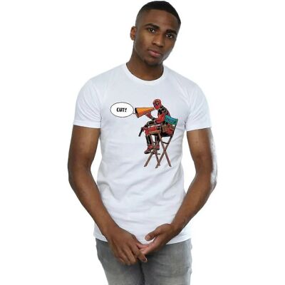 Absolute Cult Deadpool Maglietta Bianca Slim Fit - Uomo Absolute Cult Deadpool Maglietta Bianca Slim Fit - Uomo