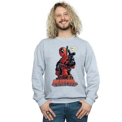 Absolute Cult Deadpool Hey You Felpa - Felpa Absolute Cult Deadpool Hey You Felpa - Felpa