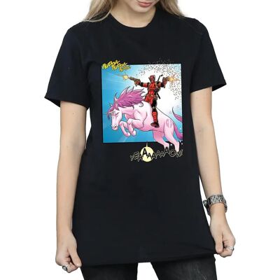 Marvel Deadpool Hey You Boyfriend Fit T-Shirt - Casual Top Marvel Deadpool Hey You Boyfriend Fit T-Shirt - Casual Top