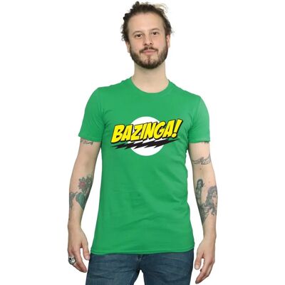 Absolute Cult Sheldon Bazinga Irish Green Slim Fit T-Shirt Absolute Cult Sheldon Bazinga Irish Green Slim Fit T-Shirt