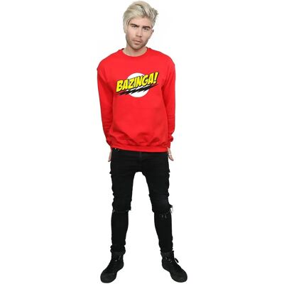 Absolute Cult Sheldon Bazinga Royal Blue Sweatshirt - Herren Big Bang Theory Absolute Cult Sheldon Bazinga Royal Blue Sweatshirt - Herren Big Bang Theory
