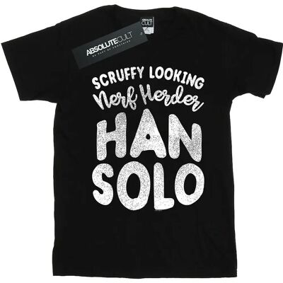 Absolute Cult Star Wars Han Solo Herren Weiß T-Shirt Absolute Cult Star Wars Han Solo Herren Weiß T-Shirt