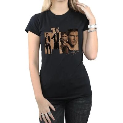 T-Shirt Nero Han Solo - Star Wars di Absolute Cult T-Shirt Nero Han Solo - Star Wars di Absolute Cult