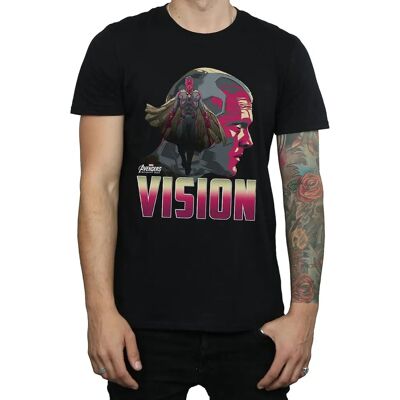 Marvel Avengers Infinity War Vision T-Shirt - Schwarz - Medium Marvel Avengers Infinity War Vision T-Shirt - Schwarz - Medium