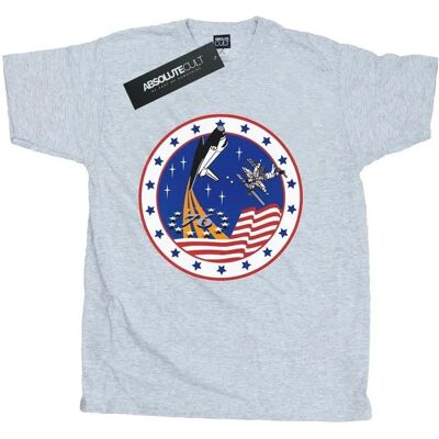 Absolute Cult - NASA Rocket 76 - Sport-Grau - T-Shirt Absolute Cult - NASA Rocket 76 - Sport-Grau - T-Shirt