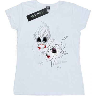 Disney Dames Katoenen T-Shirt - Cruella & Koningin - Nauwsluitend Disney Dames Katoenen T-Shirt - Cruella & Koningin - Nauwsluitend