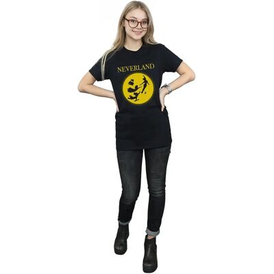 Disney Peter Pan Moon Silhouettes Boyfriend T-Shirt - Lässige Kleidung Disney Peter Pan Moon Silhouettes Boyfriend T-Shirt - Lässige Kleidung