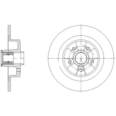 Δίσκος Φρένων Renault Blue Print - Πίσω άξονας 11mm 5 τρύπες 108mm Δίσκος Φρένων Renault Blue Print - Πίσω άξονας 11mm 5 τρύπες 108mm