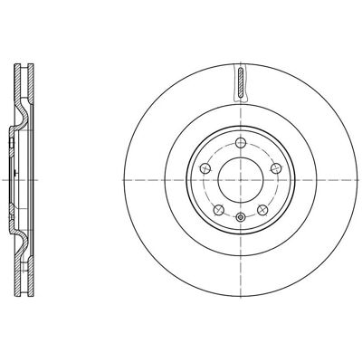 BLUE PRINT Bremseklods ADBP430046 - Ventileret baghjulsbremse BLUE PRINT Bremseklods ADBP430046 - Ventileret baghjulsbremse