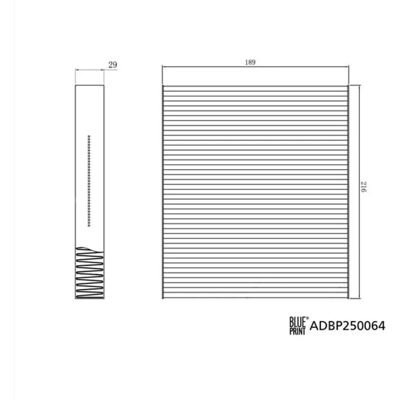 BLUE PRINT ADBP250064 Filtre d'habitacle - Filtre à pollen auto BLUE PRINT ADBP250064 Filtre d'habitacle - Filtre à pollen auto