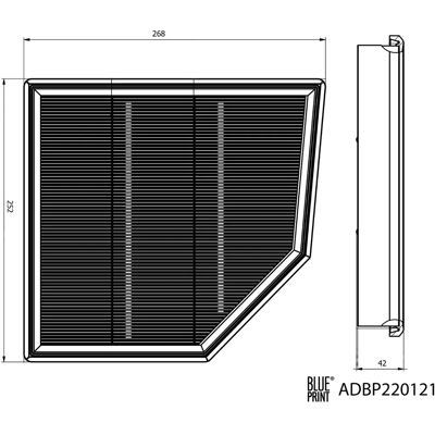 BLUE PRINT ADBP220121 - Luftfilter til BMW/MINI BLUE PRINT ADBP220121 - Luftfilter til BMW/MINI