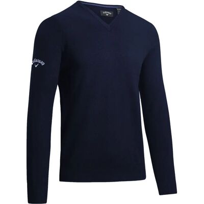 Callaway Herre 2024 Golf Ribbet V-hals Sweater - Sweater Callaway Herre 2024 Golf Ribbet V-hals Sweater - Sweater
