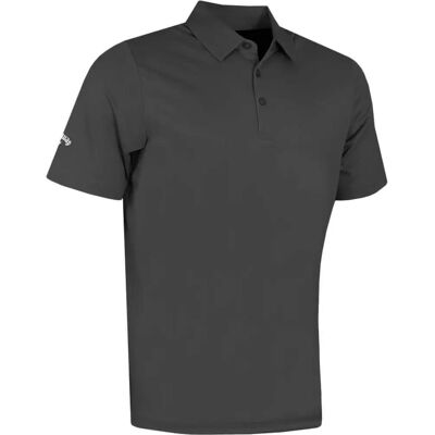 Callaway Swingtech Solid Golf Polo Shirt - Asphalt Callaway Swingtech Solid Golf Polo Shirt - Asphalt