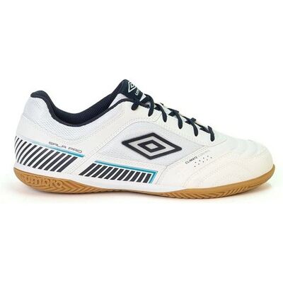 UMBRO Modèle: Sala Ii Pro In Blanc - Chaussures de football - Publicité UMBRO Modèle: Sala Ii Pro In Blanc - Chaussures de football - Publicité