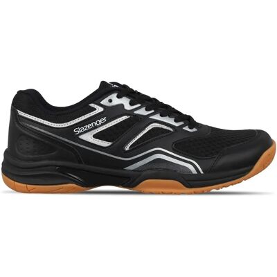 Slazenger Mens Indoor Trainers - Black/Blue - Size Uk 7.5 - Indoor Trainers Slazenger Mens Indoor Trainers - Black/Blue - Size Uk 7.5 - Indoor Trainers