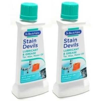 Dr Beckmann - Stain Devils Grease, Lubricant & Paint Remover - 2 x 50ml Dr Beckmann - Stain Devils Grease, Lubricant & Paint Remover - 2 x 50ml