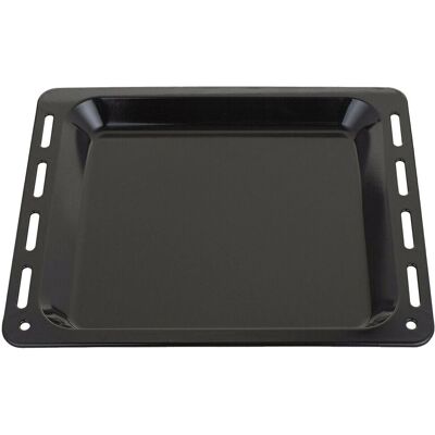 SPARES2GO - Enamelled Baking Tray - Hotpoint 455x360x25mm SPARES2GO - Enamelled Baking Tray - Hotpoint 455x360x25mm